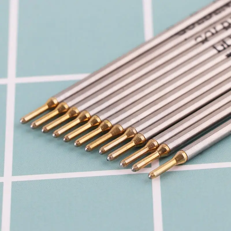 Thumb Silver Iron Pipe Refill Clothing Leather Cloth Cutting Positioning Special Mark Line Pen Silver Rod 12 Pcs / Box 634B