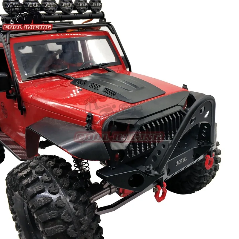 1/10 металлический бампер для альпинизма Wrangler Stinger Anticollision Axial Scx10 90046 TRX4