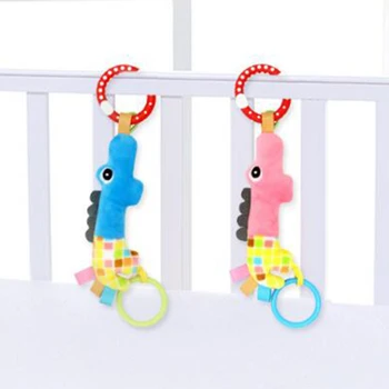 

Baby Rattles Toys Hand Bell Plush Bed Stroller Hanging Kids Toys For Newborns Children Animal Baby Infant Toy Dolls
