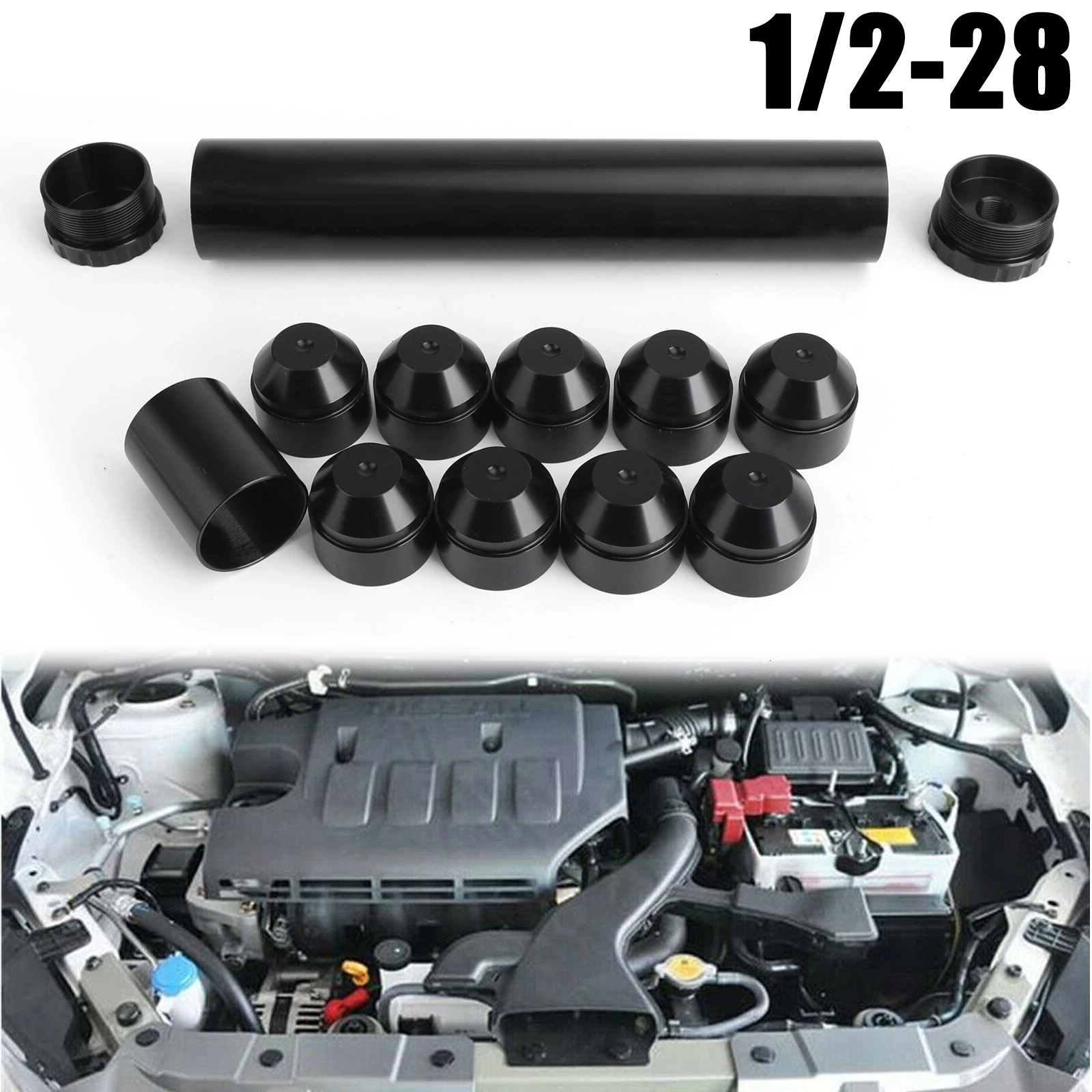 Areyourshop 1-3/4X10 алюминий 1/2-28 топливный фильтр для NAPA 4003 WIX 24003 только для автомобилей