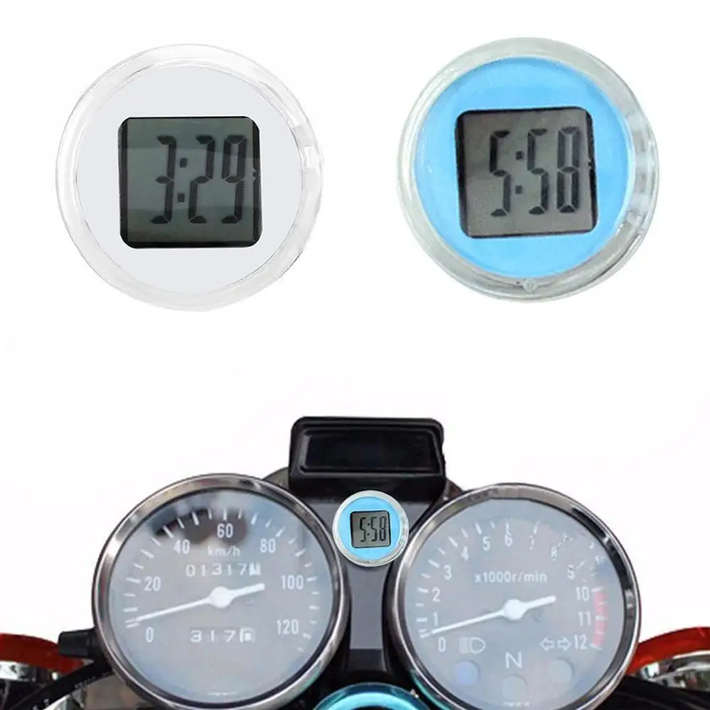 

Universal Motorcycle Clocks Watch Waterproof Motorbike Mount Clock Watch Moto Digital Clock Suit ATV All Moto Colorful TDZ001