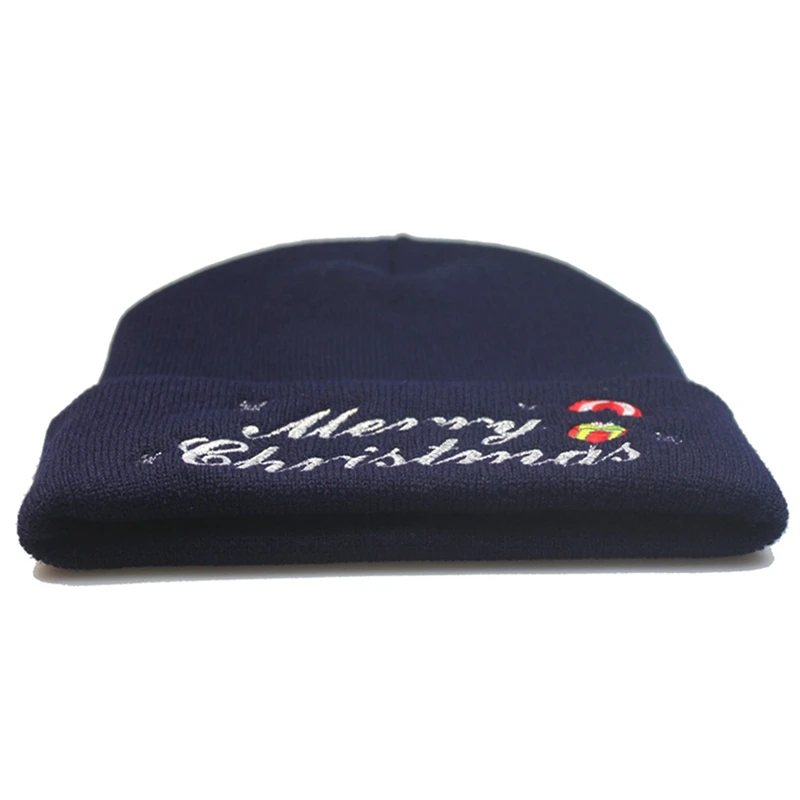 Мужская женская вязаная зимняя негабаритная шапка Mery Beanie Рождественская Шляпа Кепка