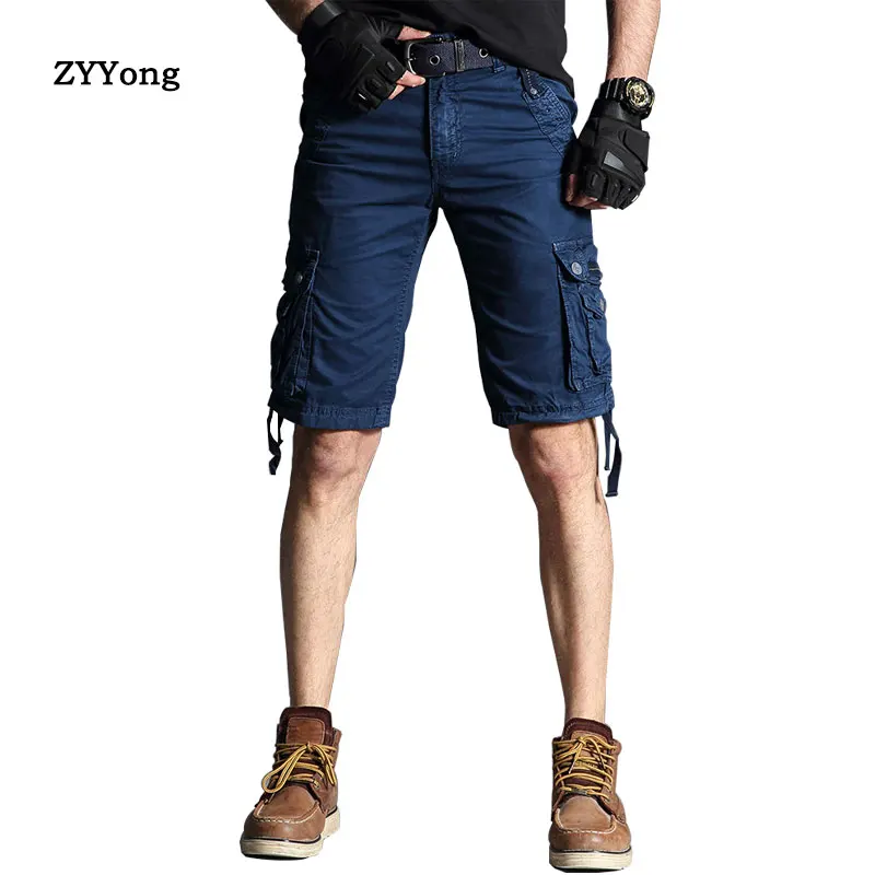 Summer Tactical Cargo Shorts Men 2020 New Men's Casual Shorts Male Loose Work Shorts Man Military Short Pants Plus Size 29-40