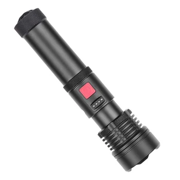

XHP50 Led Flashlight USB Charging Stretch Zoom 1478 Flashlight Rechargeable Flashlight