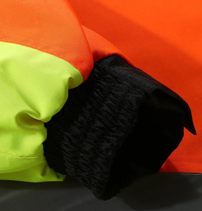 Осенне-зимняя Светоотражающая одежда высокая видимость водонепроницаемая ветрозащитная куртка-бомбер Безопасная рабочая одежда для дорожного движения