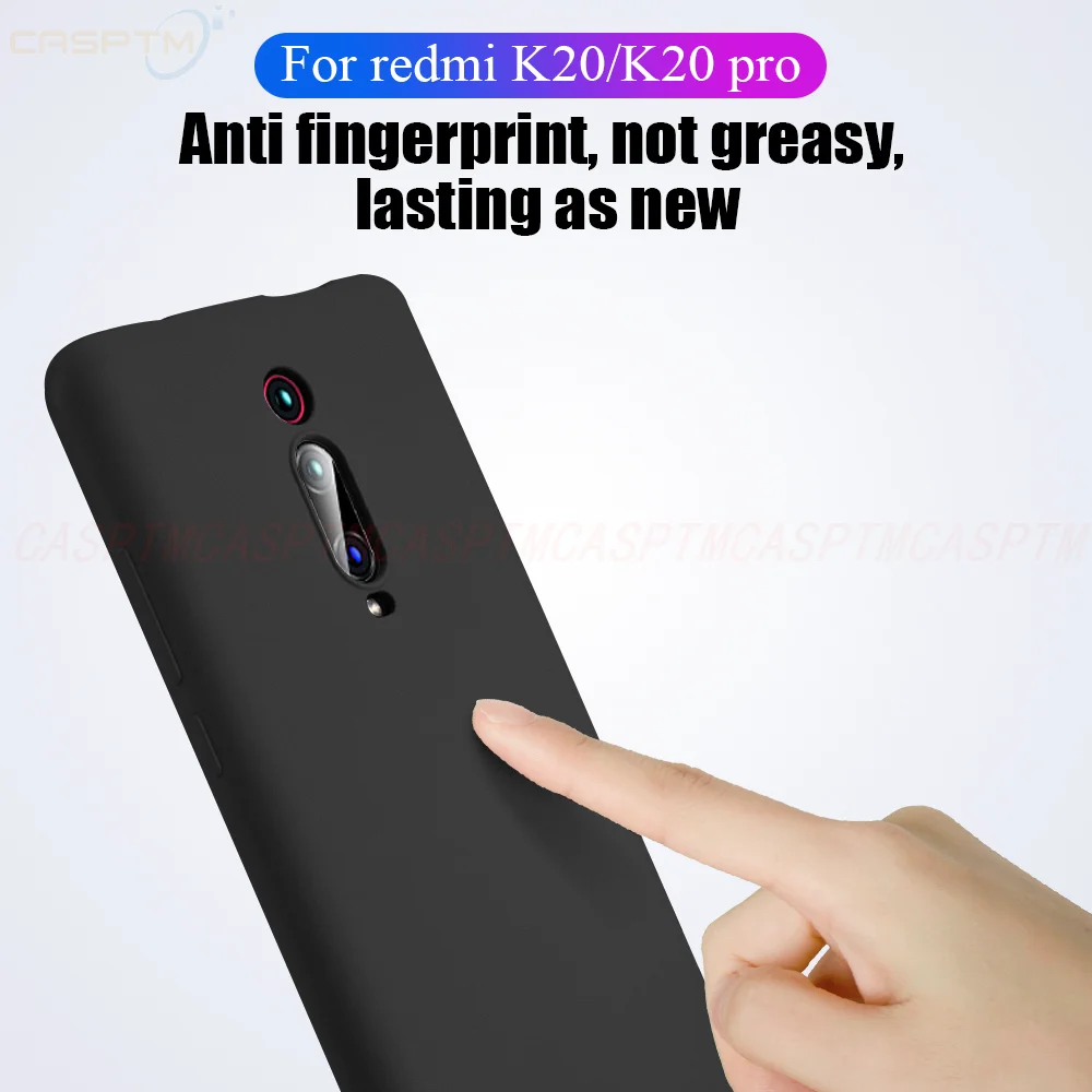 Черный матовый чехол для Xiaomi CC9 Pro Mi A3 Lite мягкий силиконовый 9T Redmi K20 противоударные