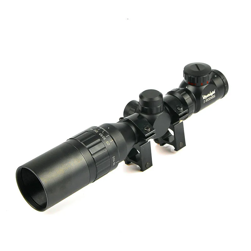 Bestsight 2-6x32 охотничий прицел с красным зеленым Mil-dot прицел для наружного оптического прицела