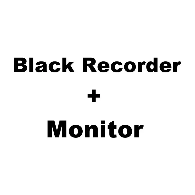 Liandlee для Toyota Fortuner Car Road Record WiFi DVR видеорегистратор - Название цвета: Black and Monitor