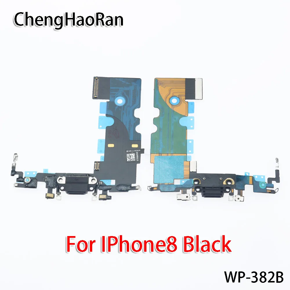 1 шт./лот для IPhone8/8 Plus/X/8X светильник серый/черный/розовый золотой хвост вилка маленькая дощечка зарядный usb-кабель для передачи данных интерфейса микрофонный модуль