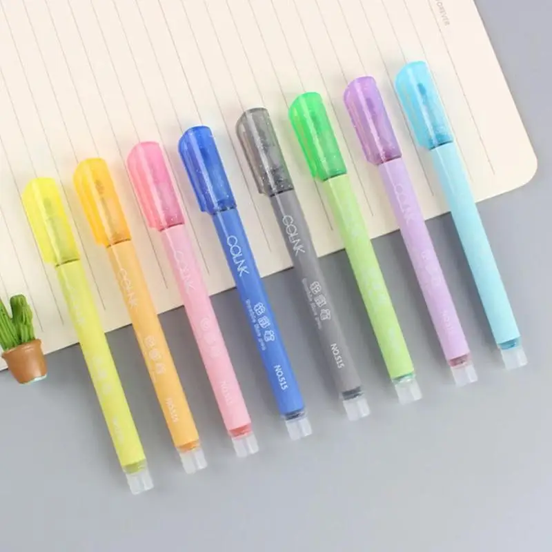 8 цветов двойная линия ручка маркер флуоресцентный цвет разноцветные канцелярские принадлежности ручка «Конфета» офис студенческая школа маркер Примечание M5J4