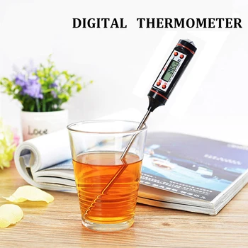 

Meat Thermometer Digital BBQ Thermometer Electronic Cooking Food Thermometer Probe Water Milk Kitchen Oven Thermometer Tools