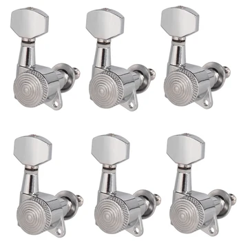

Locked String Tuning Pegs Key Tuners Machine Heads for Acoustic Electric Guitar Lock Schaller Style