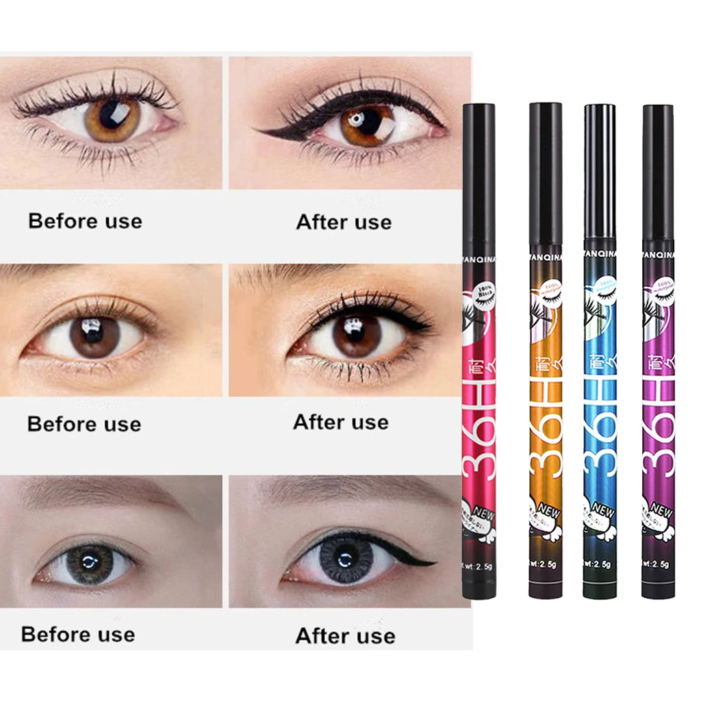 Liquid Eyeliner Pen Smudgeproof Precision Beauty Eye Liner Gel Definer 2.5g Liquid Eyeliner Pen Smudgeproof Precision Beauty Eye Liner Gel Definer 2.5g