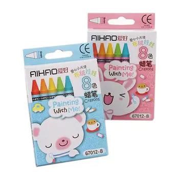 

Creative Cartoon Non-Toxic Crayon Oil Painting Stick Kids Student Pastel Pencils for Drawing(Random packaging color)