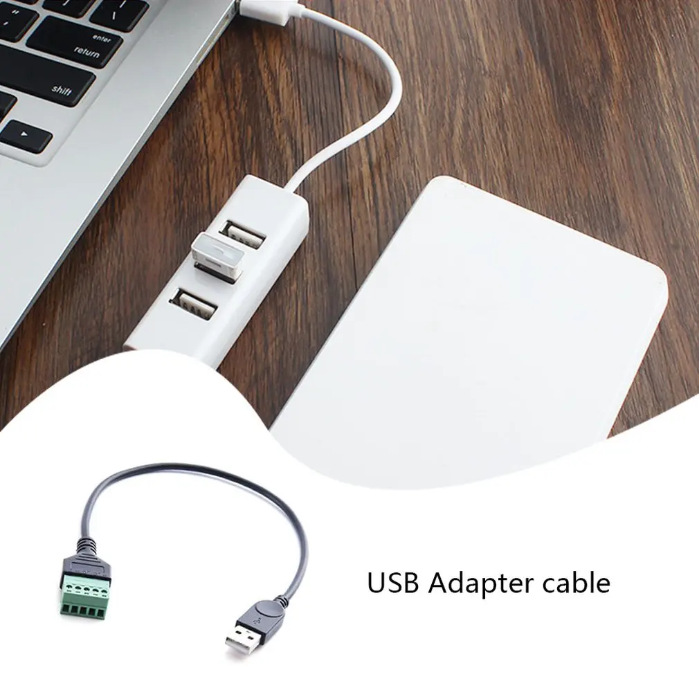 Usb 2,0 Тип A женский/Мужской к 5P винт W/30 см щит переходник для кабельных наконечников кабель