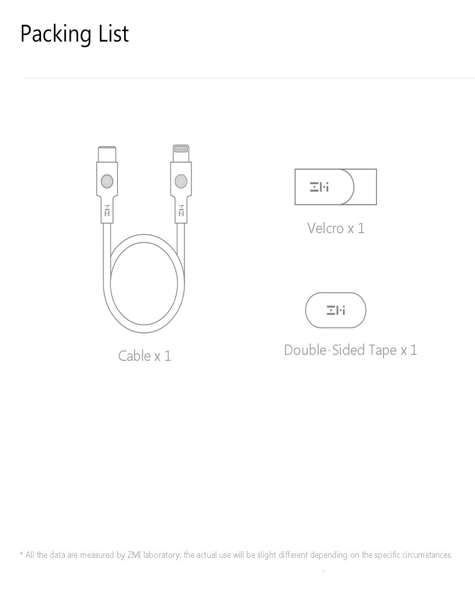 XIAOMI ZMI USB-C-Lightning type C для Lightning MFI Сертифицированный 3а 18 Вт Кабель для быстрой зарядки PD кабель для зарядки для iPhone/Ipad