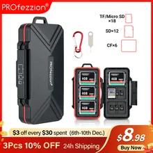 Étui à 36 fentes pour cartes SD/ Micro SD/ TF/ CF, support intérieur souple, boîte de rangement pour cartes mémoire microsd