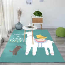 3d мультфильм животных ковры дети спальня игровой коврик мягкие фланелевые пены памяти большой площади ковры CF