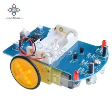 D2-1, умный робот, автомобильный набор, отслеживающий автомобиль, светочувствительный робот, запчасти, сделай сам, электрическая игрушка