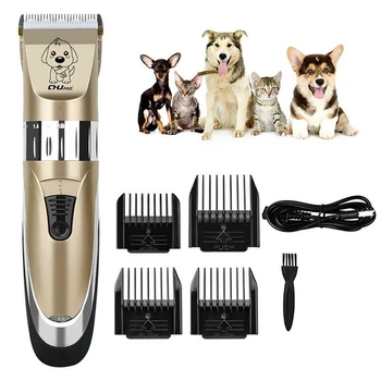 

Professional Grooming Kit Rechargeable Pet Dog Cat Hair Trimmer Electrical Clipper Shaver Set Haircut Machine Shaving
