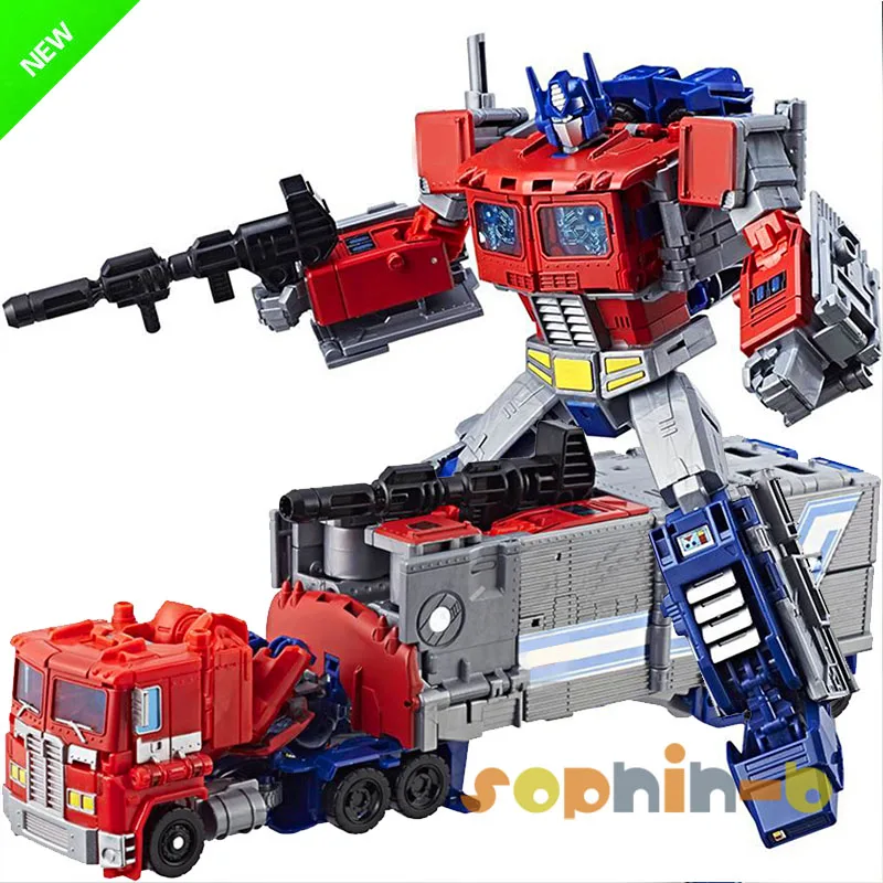

Transformed Optimus Prime with Metal Parts SS05 MP10 MP01 SS38 TE01 KO Figure LED Display Base Stand
