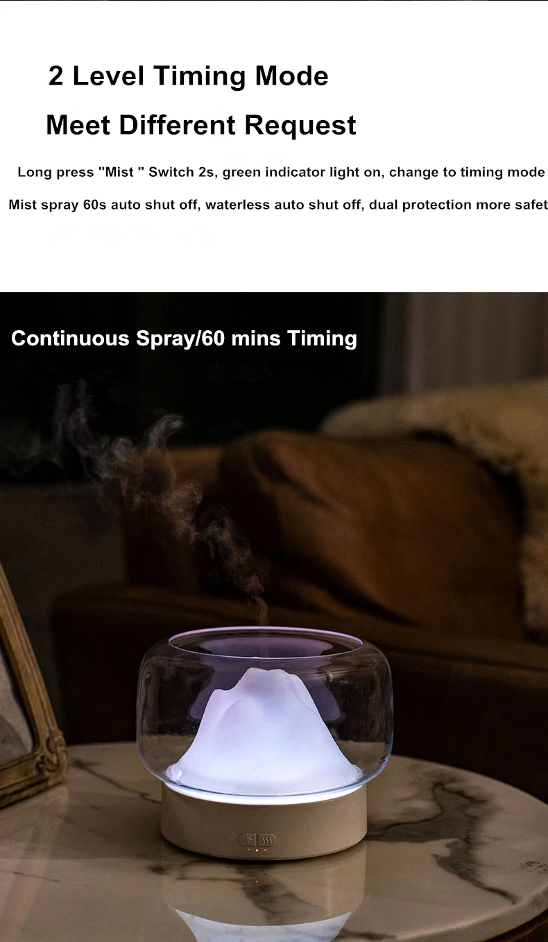 Difusor de aroma livre bpa 400 ml