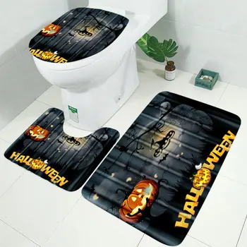 

Hot Halloween Shower Curtain Geometric shower curtain fabric 3d bathroom shower curtains bath curtain hooks waterproof repellent