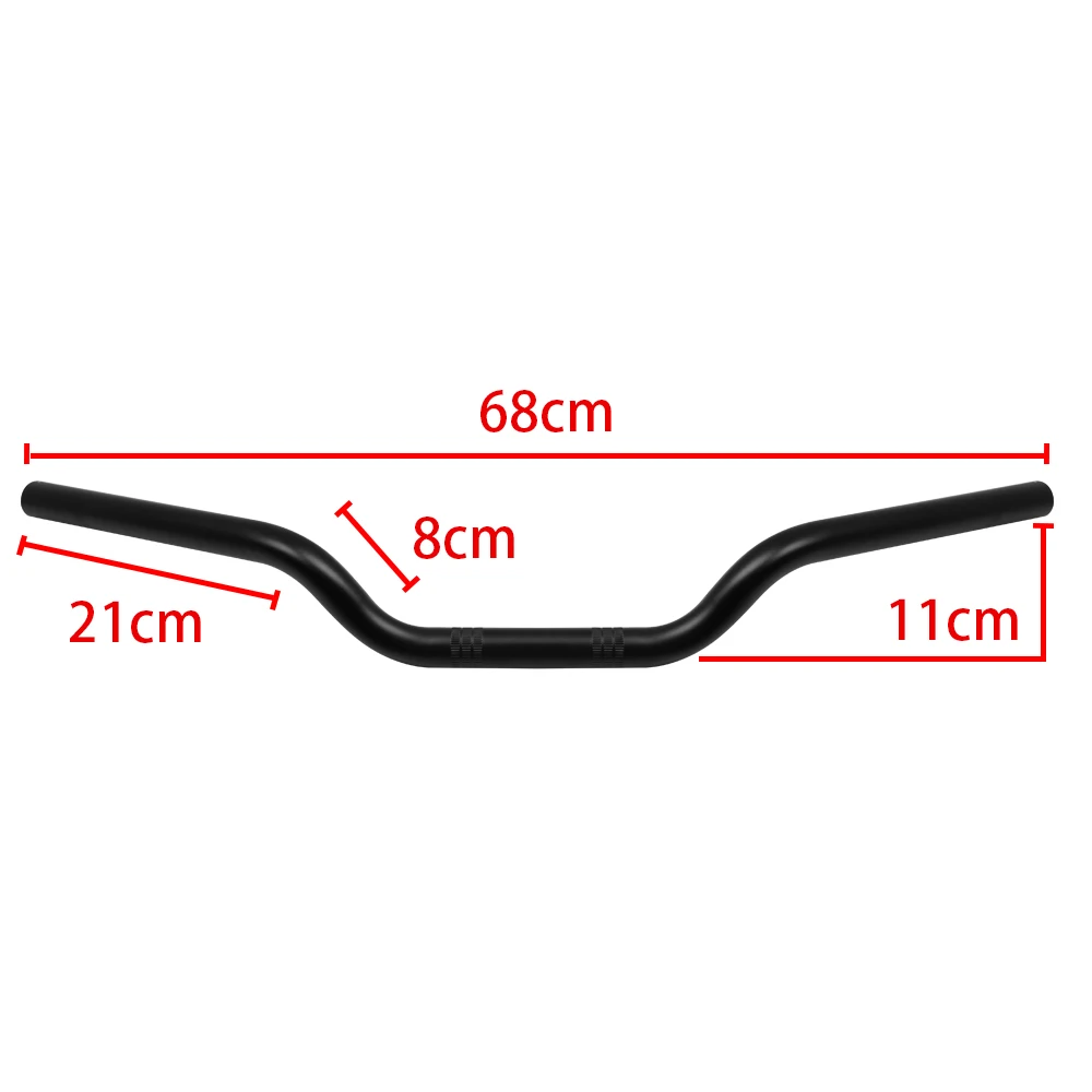 22 мм руль чоппер мотоцикл Ручка Бар Кафе гоночный руль универсальный для Yamaha Suzuki Kawasaki Honda