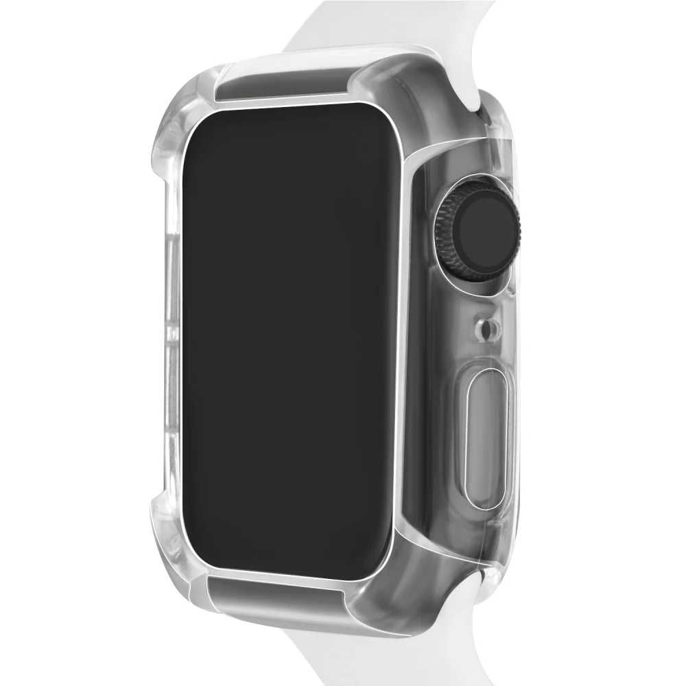 Прозрачный мягкий ТПУ чехол для Apple Watch 40 мм 44 мм iWatch чехол серии 4 5 силиконовая защитная рамка аксессуары для часов