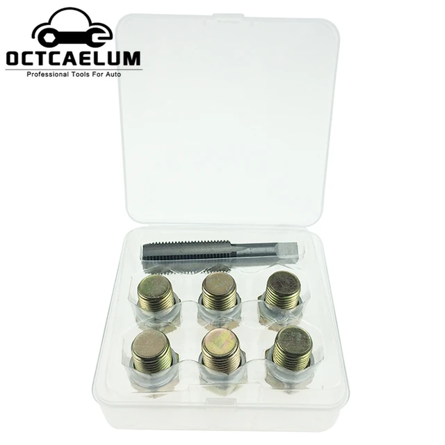 Kit de réparation de filetage 64 pièces Bouchon de vidange d'huile M13 -  M20