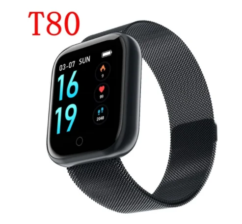 Женские водонепроницаемые Смарт-часы P70 P68 Plus Bluetooth Smartwatch для Apple IPhone Xiaomi монитор сердечного ритма фитнес-трекер - Цвет: steel black