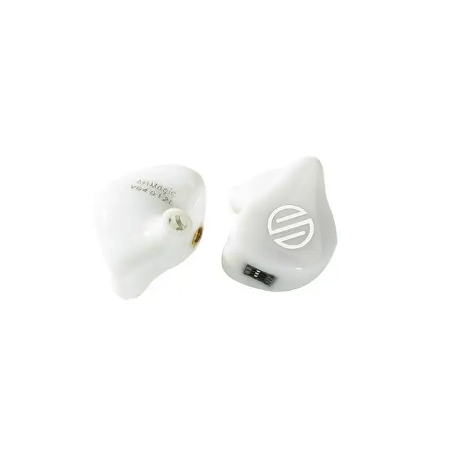 Белый BGVP VG4 4BA Переключатель настройки внутриканальные мониторы Hifi музыкальные наушники со съемным 6N MMCX кабелем для аудиофилов - Цвет: Белый