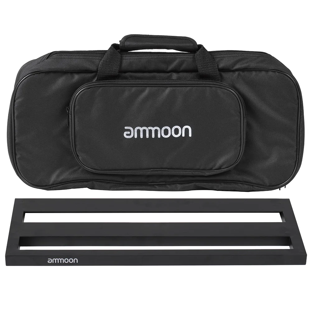Ammoon DB-2 портативная гитарная Педальная доска из алюминиевого сплава с сумкой для переноски ленты ремни гитарные аксессуары гитарная педаль сумка