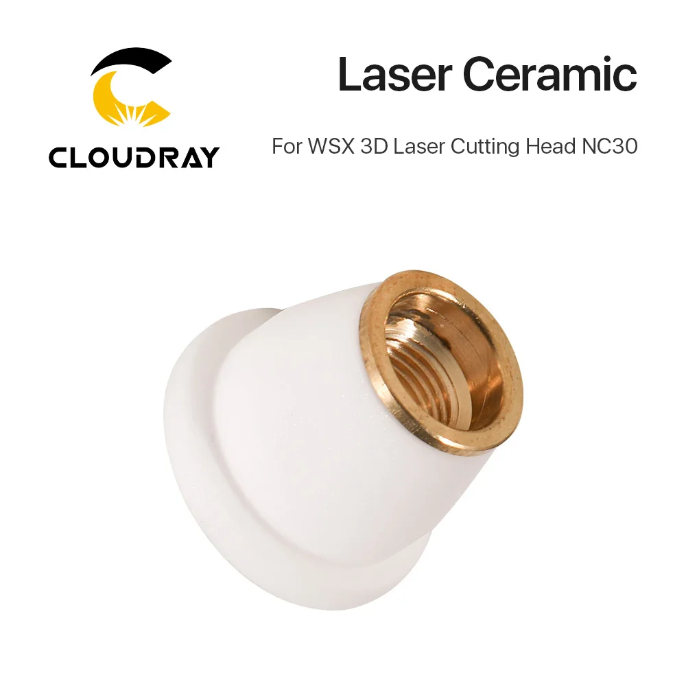 Керамическая лазерная головка Cloudray WSX диаметром 13 мм резьбовой Держатель сопла M5
