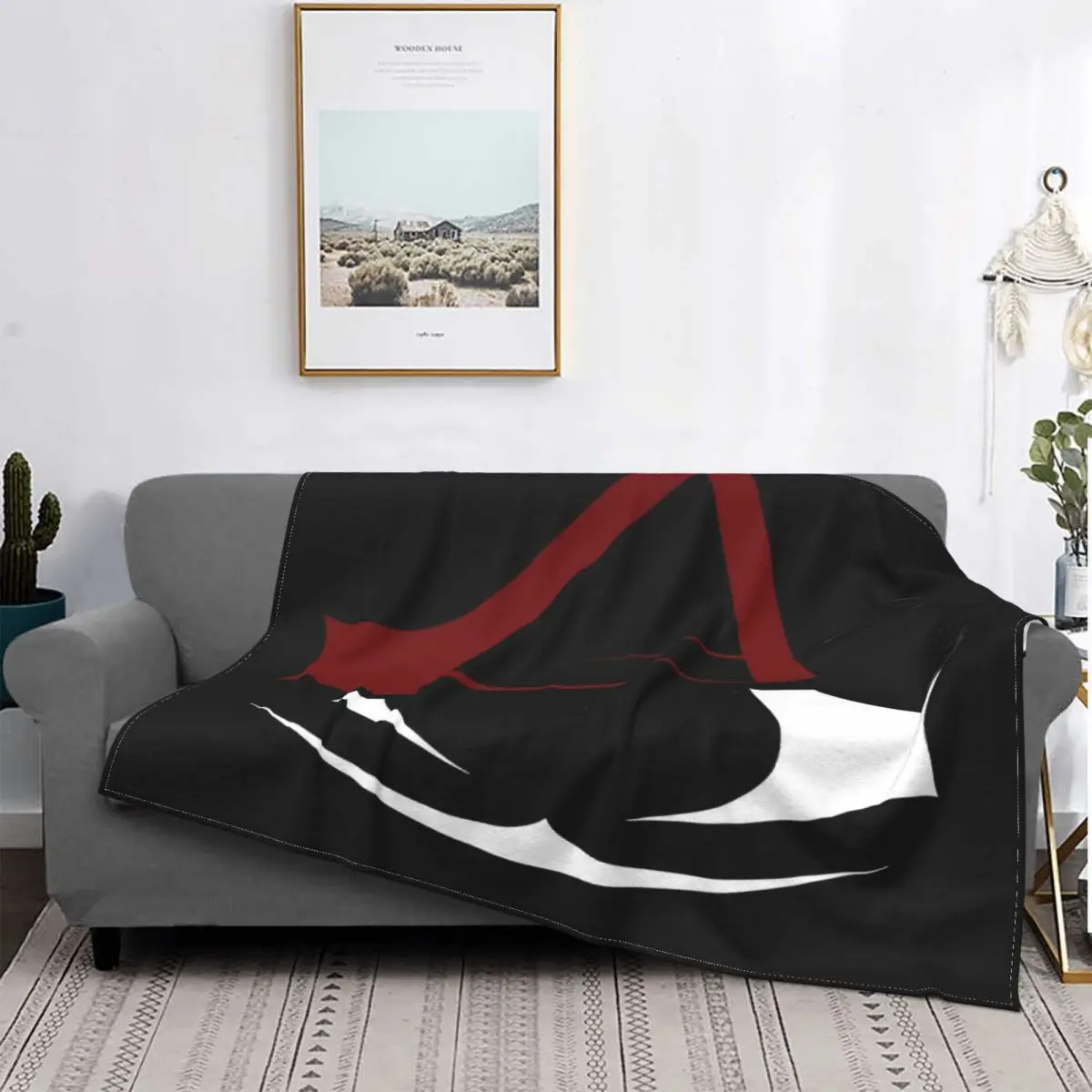 Cool Assassins Creed-2 Mantas Minimalistas Para Niños, A Cuadros Colcha Para Cama, Sofá, Picnic