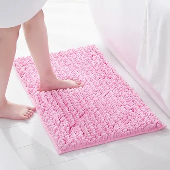 

Popular Super Absorbent Mat Stylish Bathroom Protective DoorMat Fine Wool Carpet Kitchen Rug Thick Floor Mats Non-slip Foot Pad