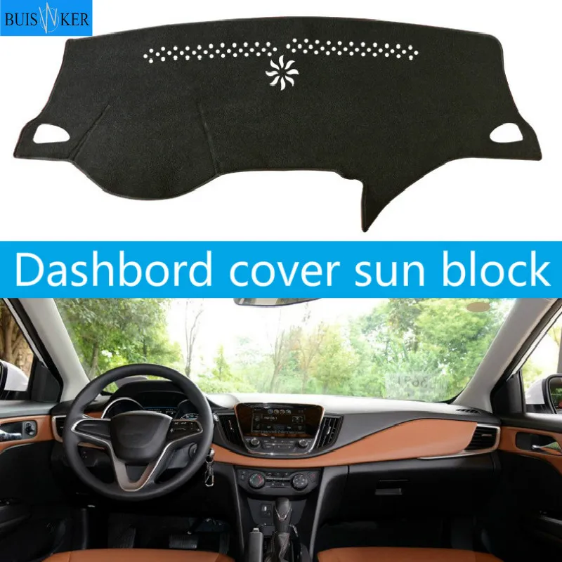 

Dashboard Cover Sun Shade Non-slip Dash Mat Pad Carpet Car Stickers Interior Accessories For Chevrolet Cavalier 2019