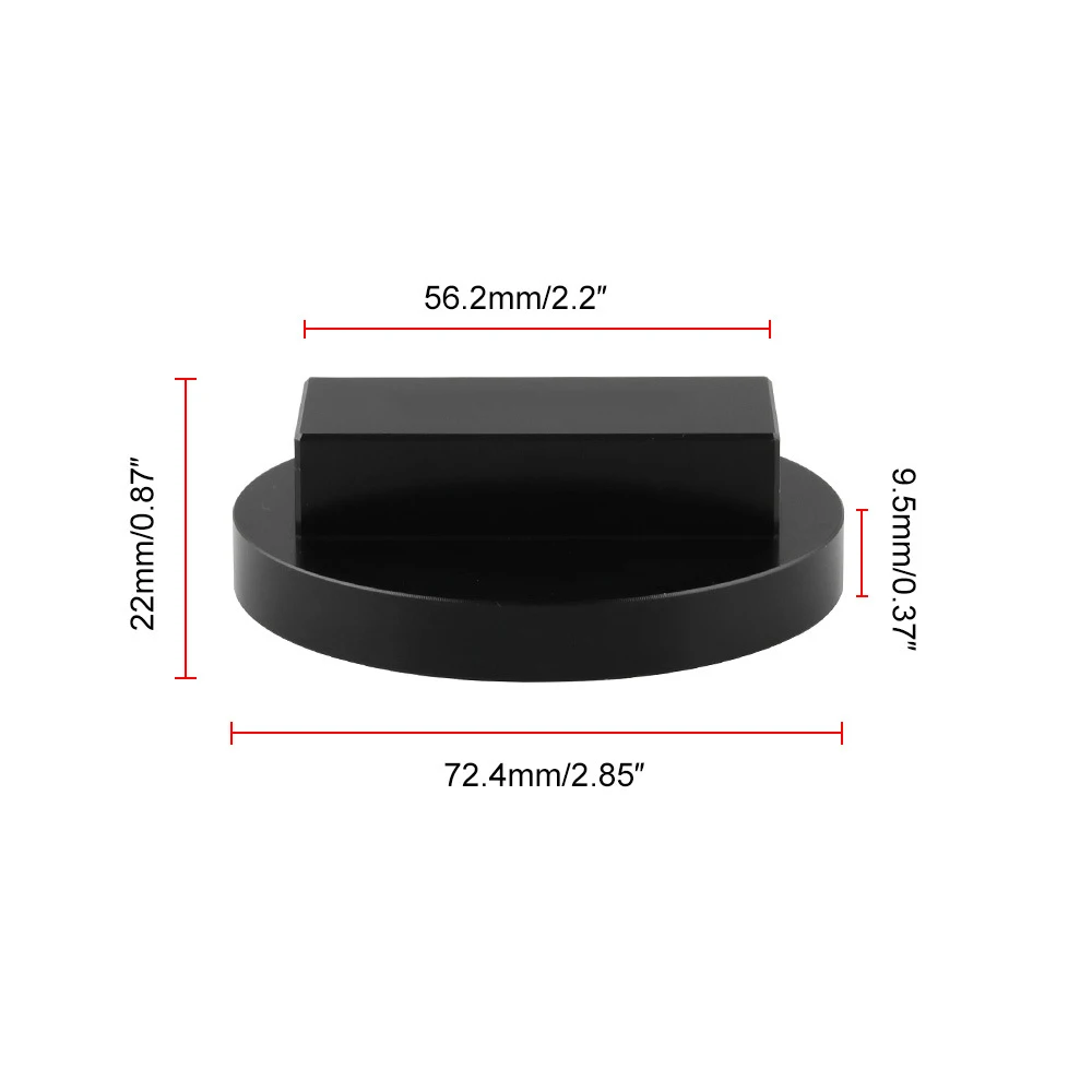 

Safer Jack Pad Adapter Billet Anodized Black Aluminum Floor OT338 For BMW M5 M6