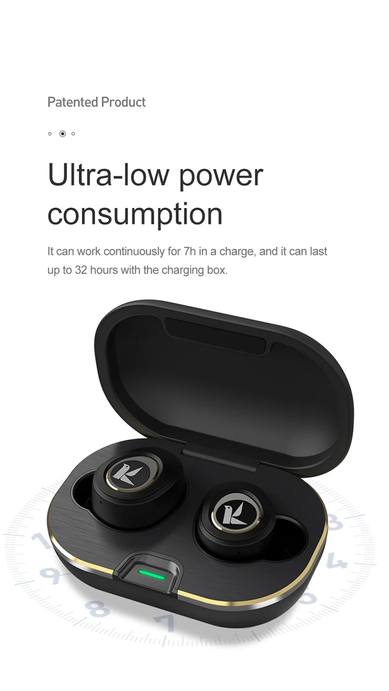 TWS 5,0 Touch Bluetooth наушники 3D стерео беспроводные наушники с шумоподавлением игровая гарнитура громкой связи Наушники с зарядным устройством