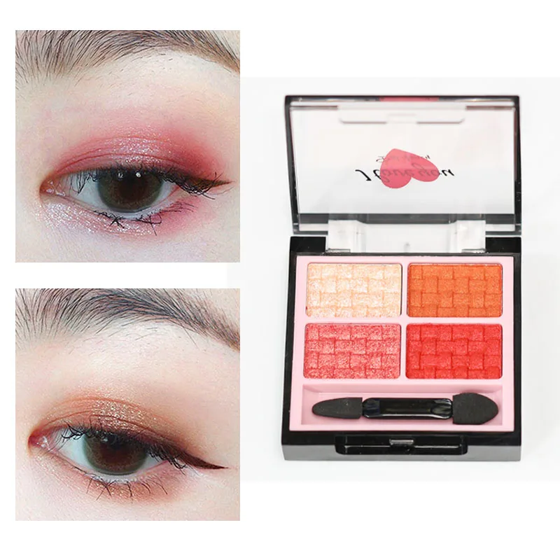 Блестящие тени для век Палитра Мраморное блюдо макияж глаз матовая палитра теней