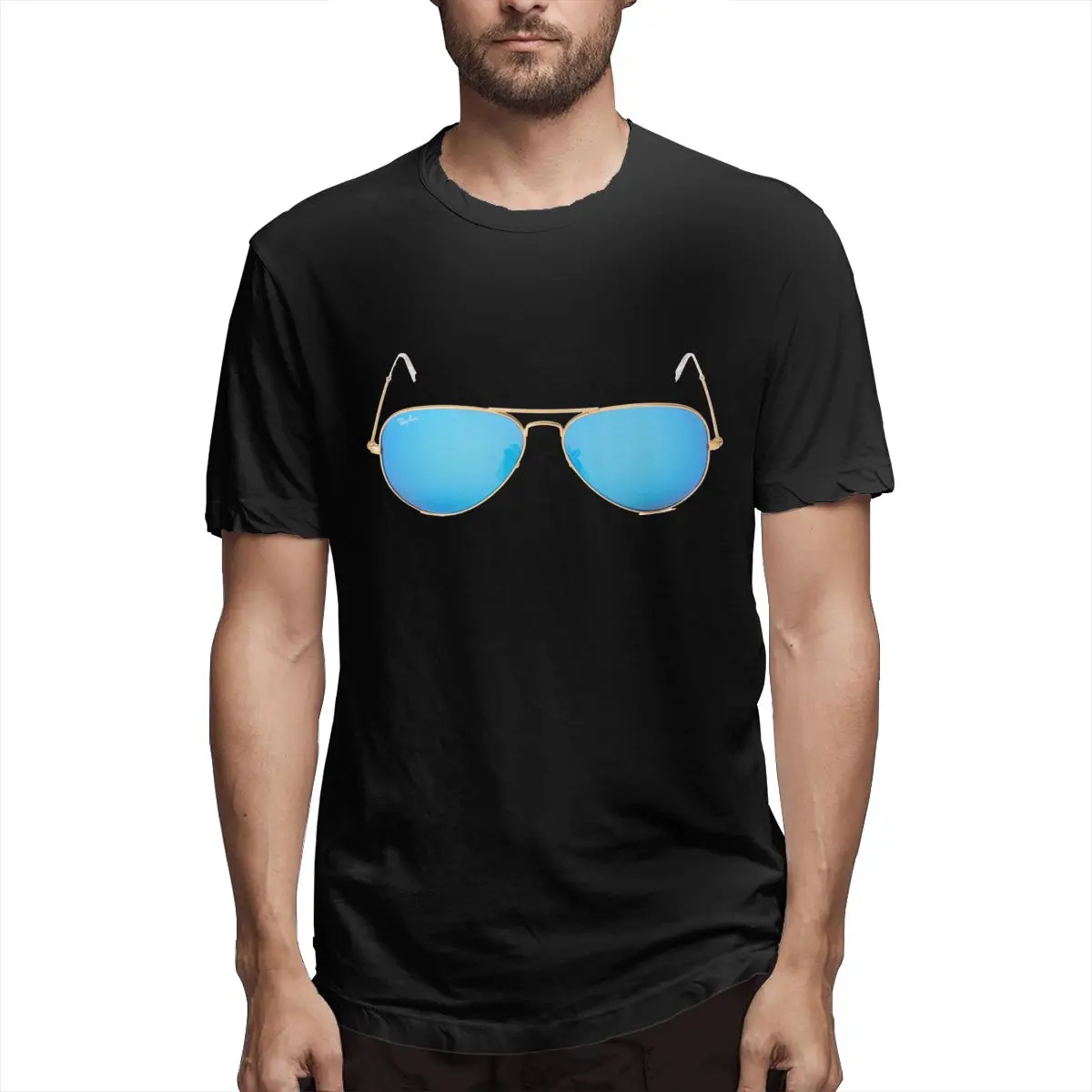 NOISYDESIGNS New Men Summer T-shirt Sunglass Printing Cotton Short Casual Tee Male Plus Size Shirt Boys Camiseta Masculina