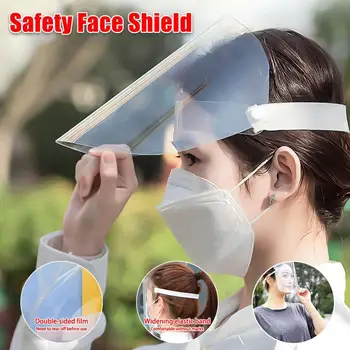 

1/2/4/10PC Masks Anti-fog and Anti-dust Mask Safety Splash mask Full Face Shield Mask Flip Up Visor Protection