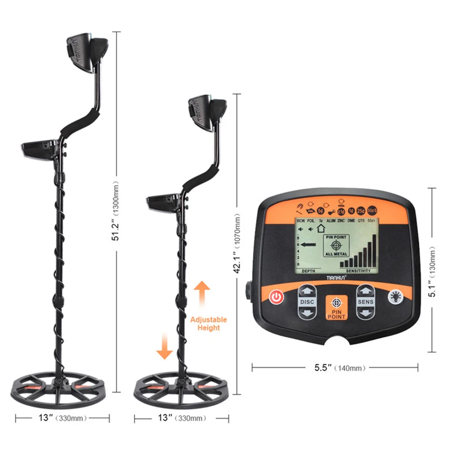 Профессиональный Подземный металлоискатель TX-960 Pinpointer детектор золота Глубина 2,5 м золотоискатель Охотник за сокровищами