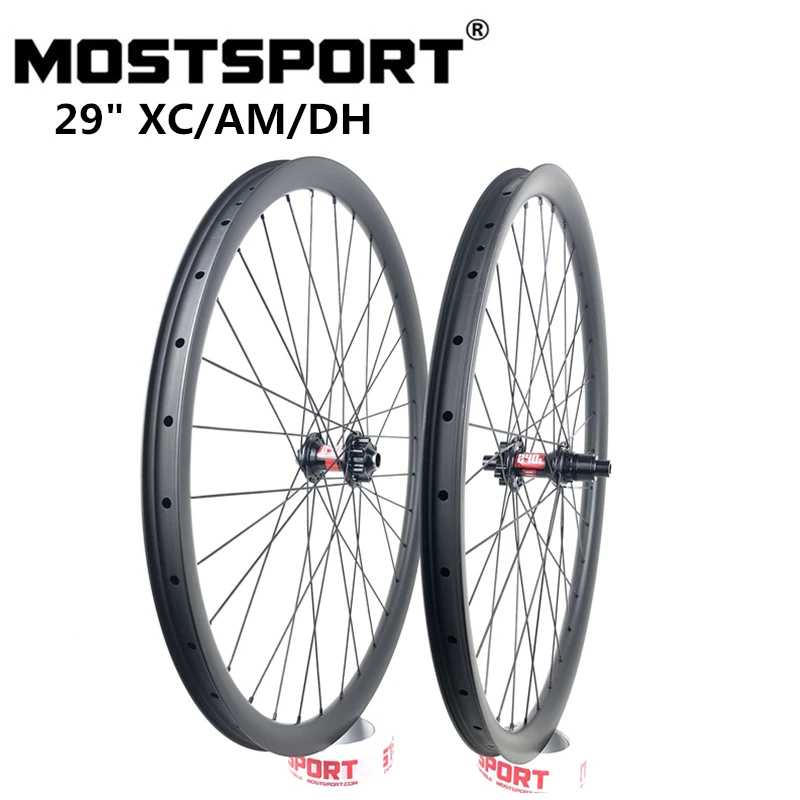 

29er MTB Carbon Wheels With DT Swiss 240 Hubs Pillar Spoke Thru Axle Sram XD