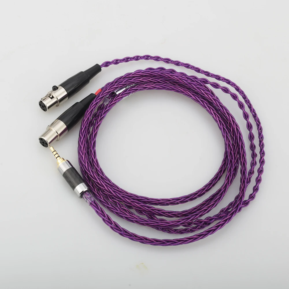 Audiocrast HIFI 2 5 3 5 4 4mm XLR Balanced Earphone Headphone Upgrade Cable Silver Plated for Audeze LCD 3 LCD3 LCD 2 LCD2 LCD 