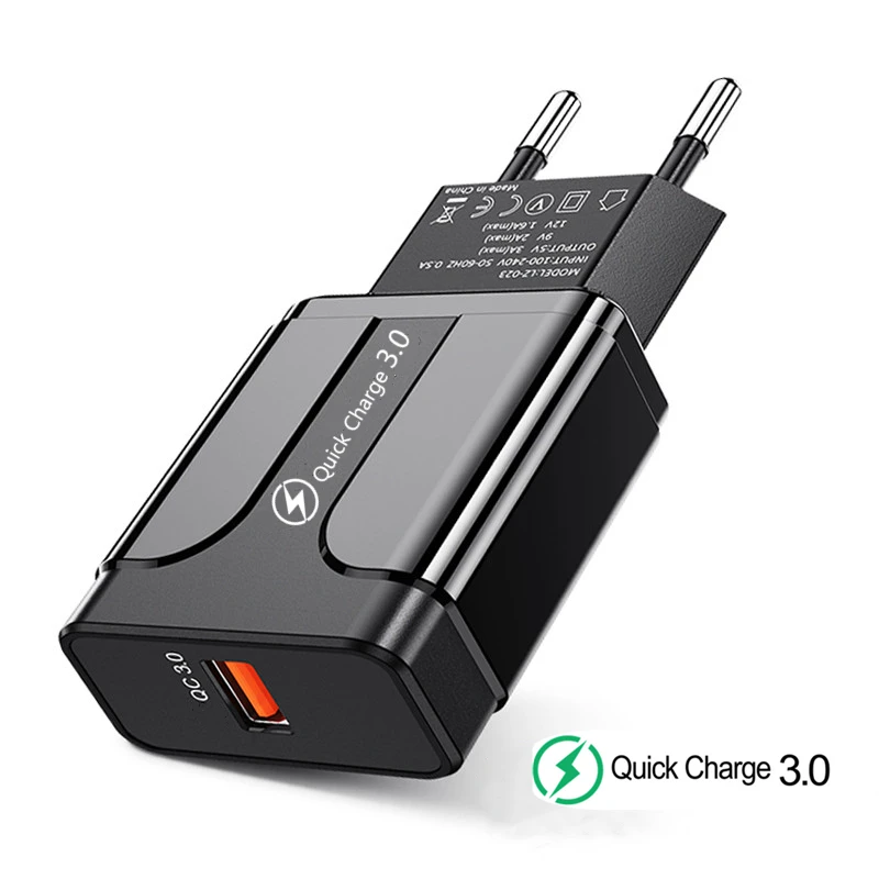 Зарядное устройство USB Quick Charge 3,0 18 Вт QC 3,0 4,0 быстрое зарядное устройство USB зарядка мобильный телефон зарядное устройство для iPhone X Samsung Xiaomi Tablet|Зарядные устройства| | АлиЭкспресс