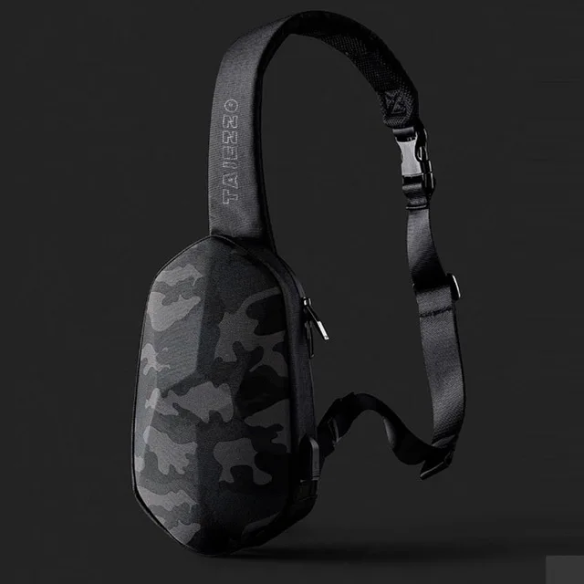 Camouflage Xiaomi Tajezzo Beaborn PU Рюкзак USB сумка водонепроницаемый красочный отдых Спорт нагрудный пакет сумки для мужчин и женщин путешествия Кемпинг - Цвет: Camouflage