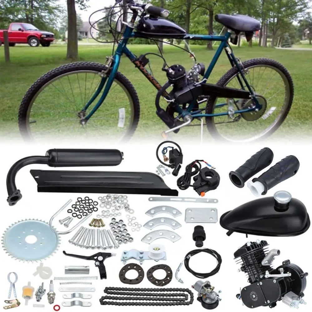 Samger 50cc/80cc двухтактный велосипедный двигатель, комплект газовых двигателей для DIY, электрический велосипед, горный велосипед, полный двигатель, комплект газового двигателя|Ножные стартеры и запчасти|   | АлиЭкспресс