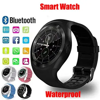 

Y1 Sport Smart Watch Fitness Bracelet Heart Rate Monitoring Bluetooth SmartWatch Phone Call GSM Sim Remote