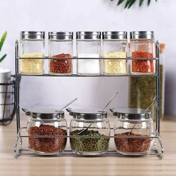 

Hot 1 Set Seasoning Bottles Seasoning Salt and Pepper Seasoning Box Spice Container Spice Jar Seasoning Box Kitchen Tools